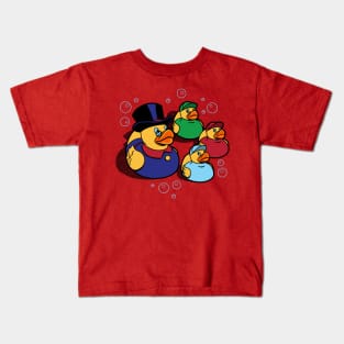 Funny Cute Ducks 80's Cartoon Parody Gift Kids T-Shirt